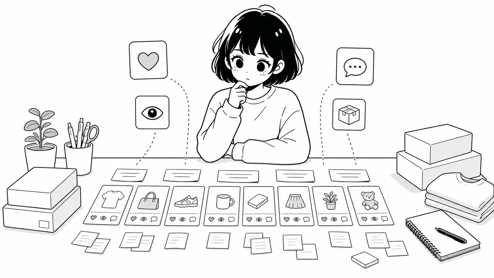 AI検索時代の商品情報を整理するねこのてのマスコット