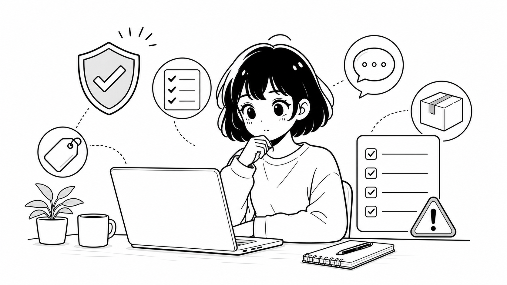 メルカリ公式ガイドに沿った運用を確認するねこのてのマスコット