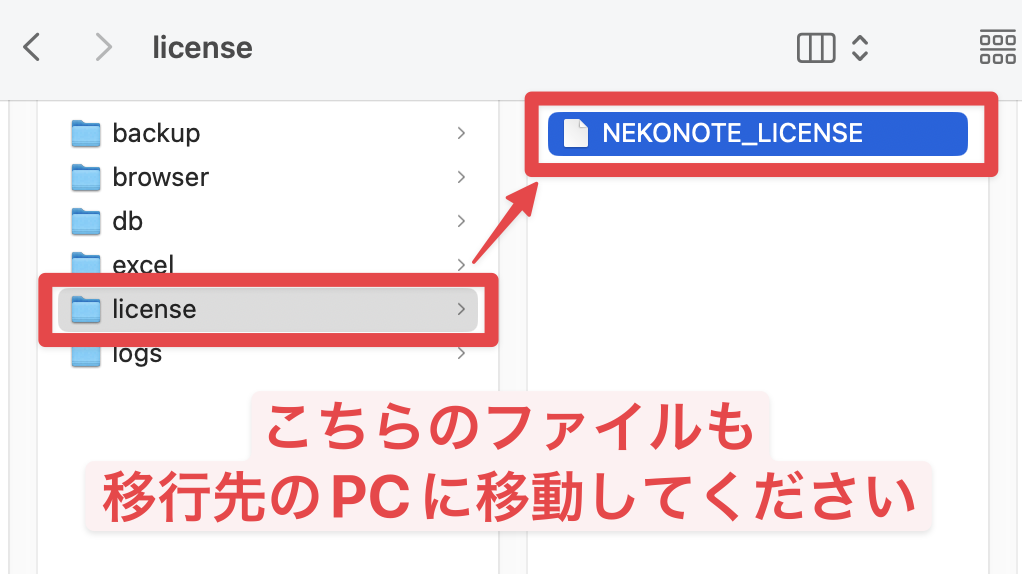 WindowsからWindowsへ、macからmacへ移行する場合